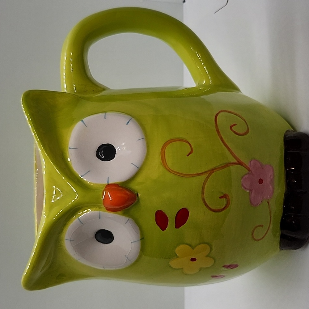 Owel ceramic mug new